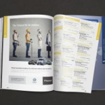 Intérieur de l'annuaire des entreprises de la construction